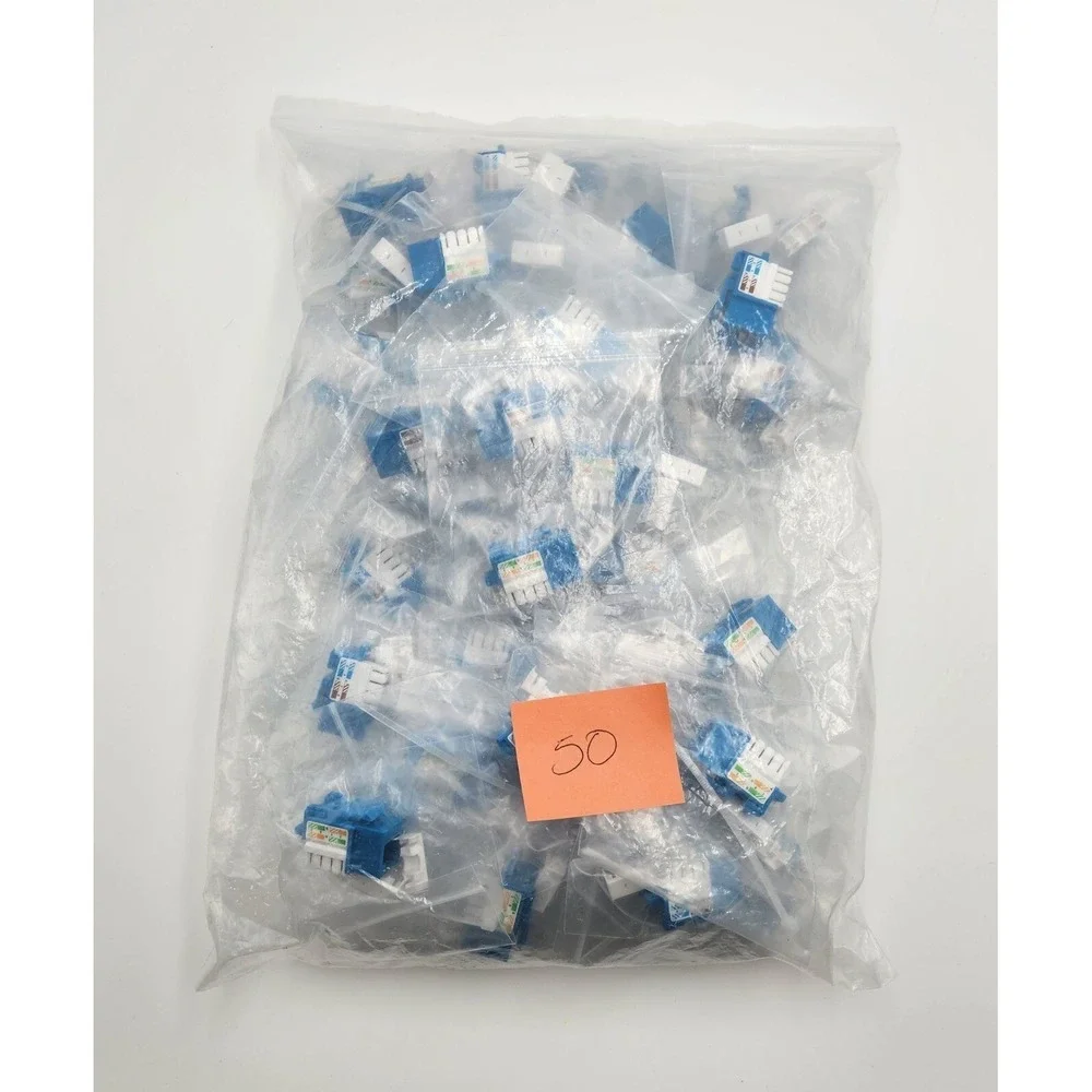 iwillink 10Gbps Cat6 Keystone‎ Jacks Pack of 50 - See Pics For Specs